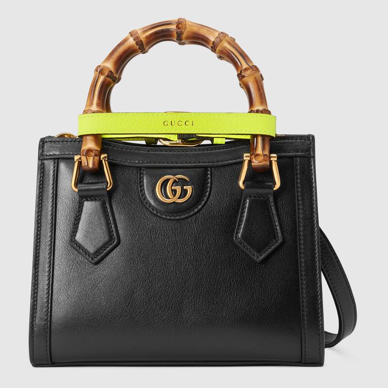 Gucci Diana Mini Tote Bag Shoulder Bag 655661 Black